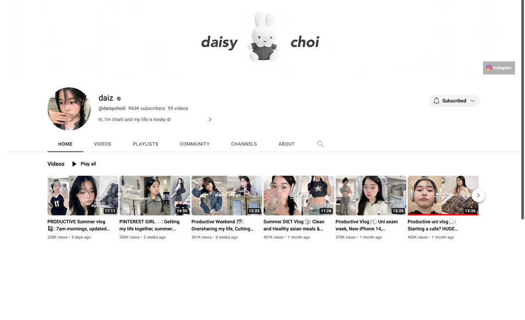 想分享一些喜歡的留學生youtuber