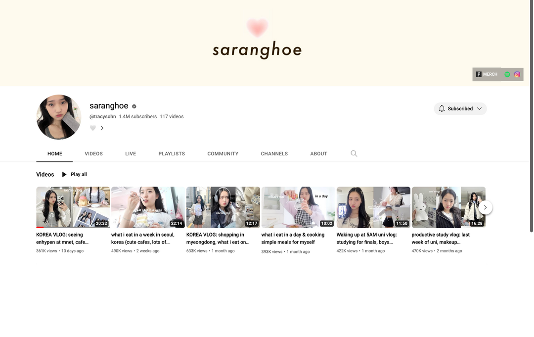 想分享一些喜歡的留學生youtuber